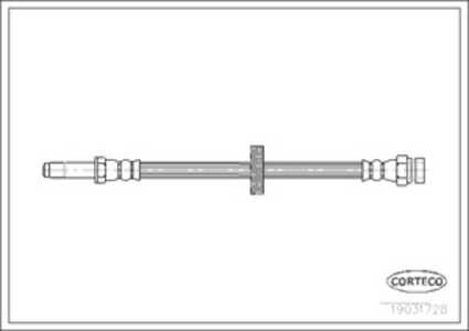 Bromsslang, Fram, Framaxel, skoda,vw, 005312593, 6U0611701, 6U0611701A