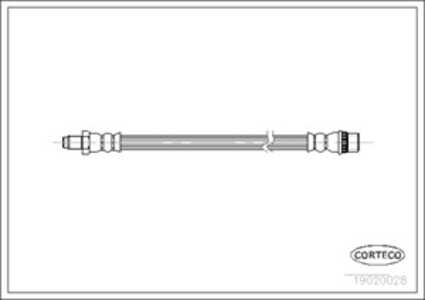 Bromsslang, Fram, Framaxel, renault 19 i, 19 ii, 19 chamade i, 7700832611