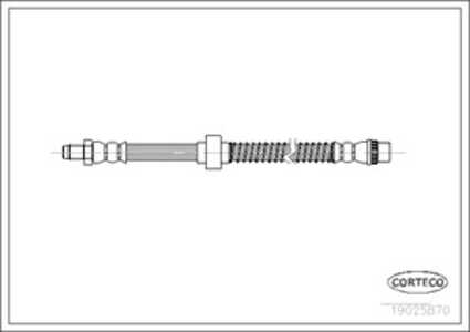 Bromsslang, Fram, Framaxel, citroën c2, c3 i, c3 pluriel, xsara, xsara break, xsara coupé, zx, peugeot 1007, 480684, 480691, 48