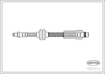 Bromsslang, Fram, Framaxel, citroën c8, jumper skåp, jumpy flak/chassi, fiat scudo skåp, ulysse, lancia phedra, peugeot 807, ex