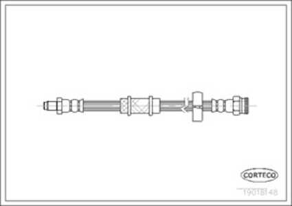 Bromsslang, Fram, Framaxel, fiat uno, 7569160