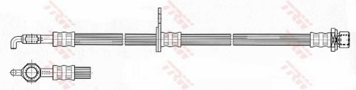 Bromsslang, Framaxel, framaxel höger, Höger, toyota, 90080-94131, 90080-94199, 90947-02D22