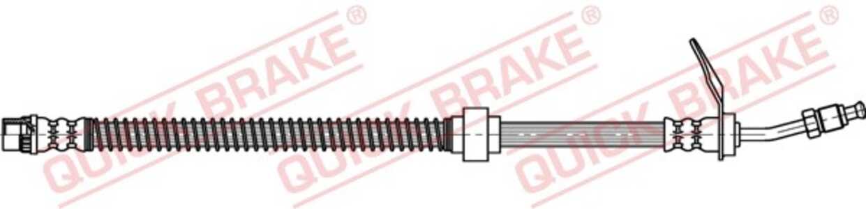 Bromsslang, framaxel höger, framaxel vänster, Nedre, Upptill, nissan,opel,renault,vauxhall, 4403643, 4620100QAD, 8200057462, 82