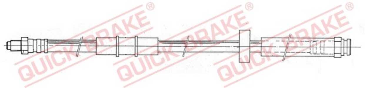 Bromsslang, framaxel höger, framaxel vänster, Nedre, citroën,fiat,peugeot, 480636, 7567861, ZF07567861