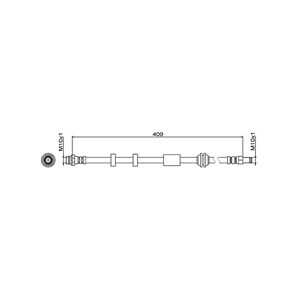 Bromsslang, framaxel höger, framaxel vänster, volvo xc70 ii, xc70 van ii, 30793874, 31261880, 31305079, 32246094