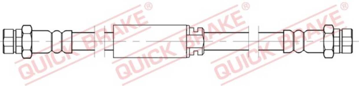 Bromsslang, framaxel höger, framaxel vänster, audi a3, a3 sportback, vw passat b6, passat cc b6, 3C0611701C, 3C0611701J