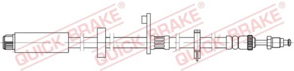 Bromsslang, framaxel höger, framaxel vänster, citroën,fiat,peugeot,toyota, 1498442080, 4806H0, SU001A1147