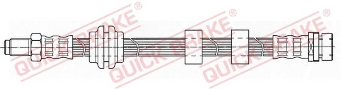 Bromsslang, framaxel höger, framaxel vänster, ford focus i, focus sedan i, focus skåp / kombi i, focus turnier i, 1068964, 1134