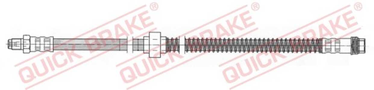 Bromsslang, framaxel höger, framaxel vänster, citroën,nissan,opel,renault,vauxhall, 4415698, 4417852, 4620100QAH, 480697, 82001