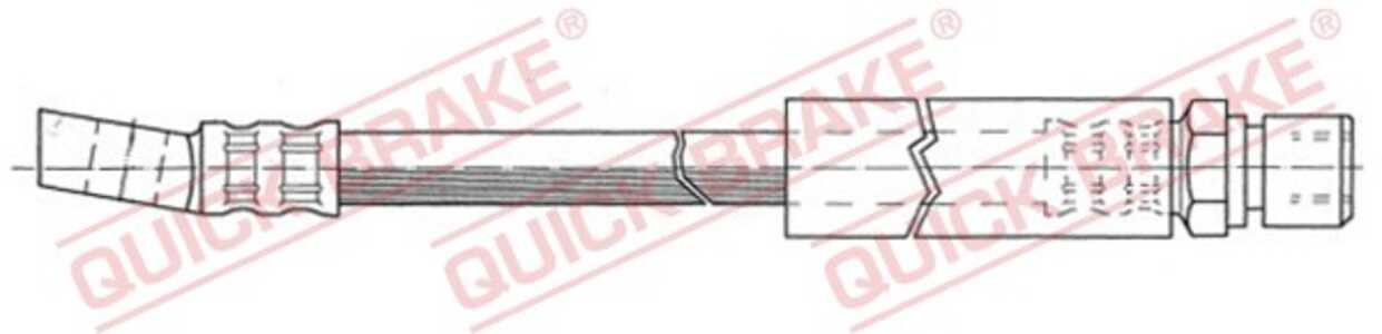 Bromsslang, framaxel höger, framaxel vänster, opel,saab,vauxhall, 4241444, 562345, 562350, 562358, 90235568, 90374106, 90468316