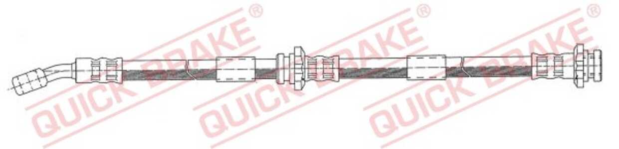 Bromsslang, framaxel höger, framaxel vänster, nissan micra ii, 462105F001, 462105F002, 462105F006, 462105F007, 462105F010