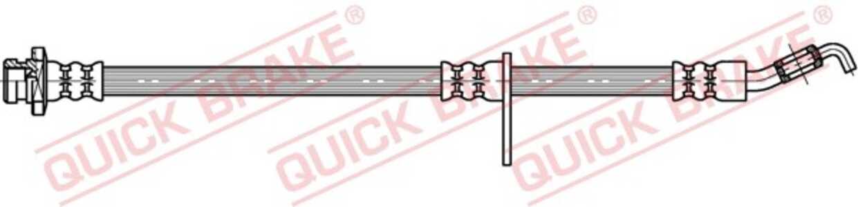 Bromsslang, framaxel höger, framaxel vänster, fiat sedici, suzuki sx4, sx4 sedan, 5155079J00, 71742814