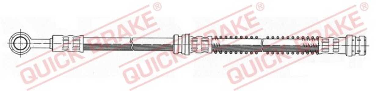 Bromsslang, framaxel höger, framaxel vänster, mitsubishi,volvo, 30862414, 308624147, 30870880, 308708809, 31329116, M862414, MB