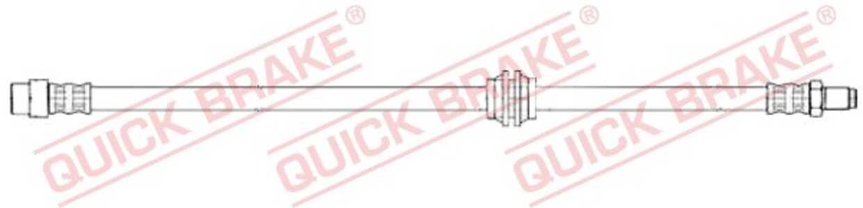 Bromsslang, framaxel höger, framaxel vänster, bmw 7 [e65, e66, e67], 34326753610