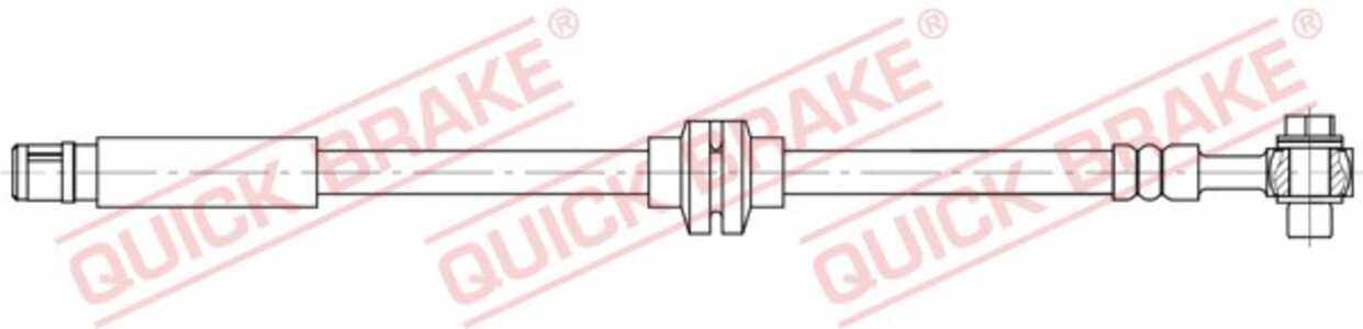 Bromsslang, framaxel höger, framaxel vänster, opel insignia a, insignia a sedan, insignia a sports tourer, vauxhall insignia mk