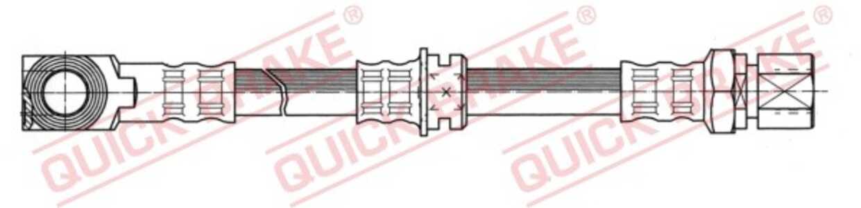 Bromsslang, framaxel höger, framaxel vänster, opel omega b, omega b kombi, vauxhall omega, 562037, 562042, 90473314