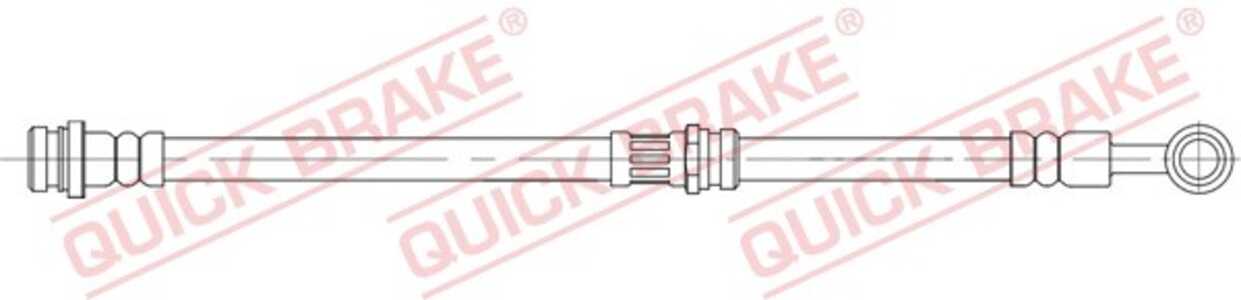 Bromsslang, framaxel höger, framaxel vänster, suzuki ignis i, 5155070H00, 5155070H00000