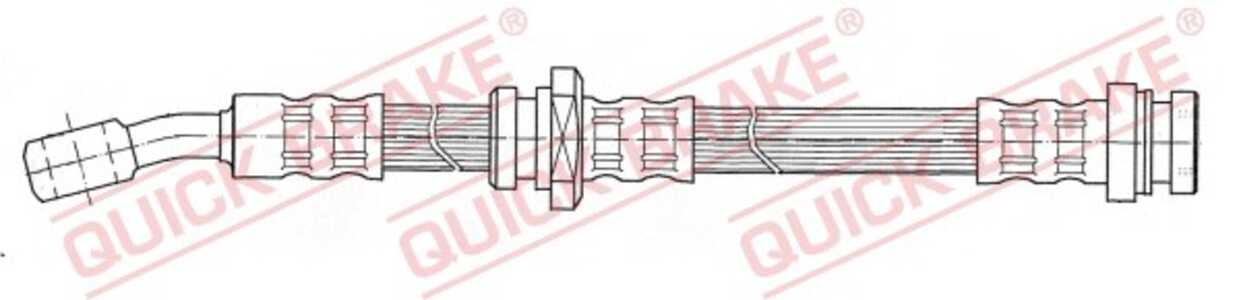 Bromsslang, framaxel höger, framaxel vänster, opel,subaru,suzuki,vauxhall, 4700362, 5155083E00, 9204000