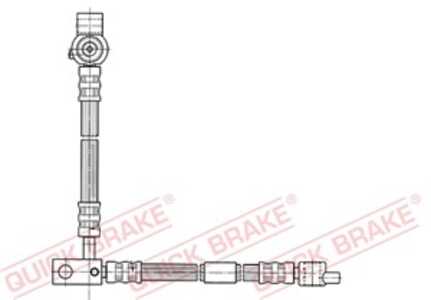 Bromsslang, framaxel höger, nissan primera, primera hatchback, primera kombi, 46210AV00A, 46210AV700, 46210AV720