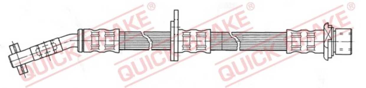 Bromsslang, framaxel höger, toyota avensis, avensis kombi, avensis liftback, 9008094060, 9094702B85