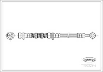 Bromsslang, Framaxel, Tvåsidig, land rover freelander i, freelander soft top i, SHB000580, SHB000590, SHB101000