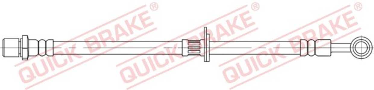 Bromsslang, framaxel vänster, subaru forester, xv, 26540SC012, 26590SC010, 26590SC011, 26590SC012