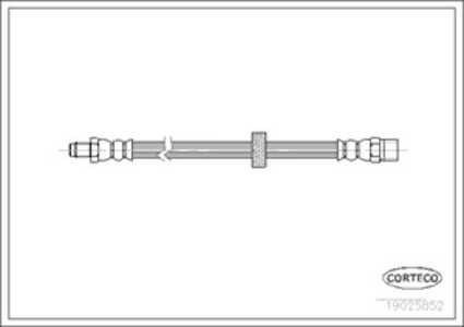 Bromsslang, Framaxel, volvo 960 ii, 960 kombi ii, s90 i, v90 kombi i, 9157386