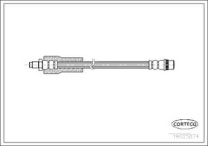 Bromsslang, Framaxel, renault espace ii, 7700845510