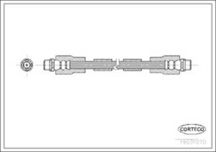 Bromsslang, Framaxel, audi a8 d2, vw passat b5.5, 4D0611707D, 4D0611707F, 4D0611707H