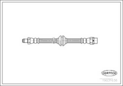 Bromsslang, Framaxel, bmw 7 [e65, e66, e67], 34326753610