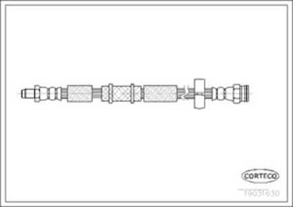 Bromsslang, Framaxel, lancia ypsilon, 46845598