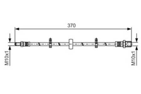 Bromsslang, Framaxel, iveco, 500327224, 504229365