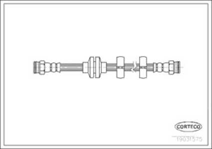 Bromsslang, Framaxel, alfa romeo 147, 156, gt, 60674858