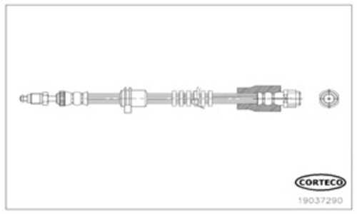 Bromsslang, Framaxel, bmw x3 [f25], 34306787512, 34306887449