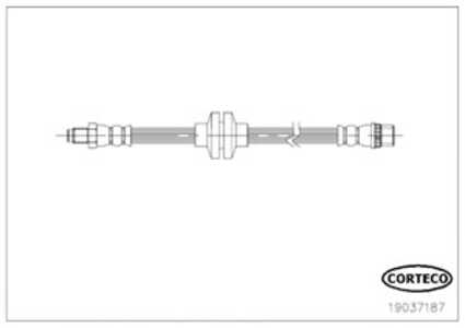 Bromsslang, Framaxel, dacia duster, duster skåp/suv, renault duster, 462108452R