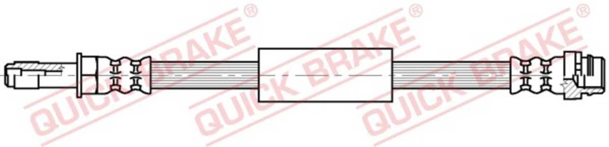 Bromsslang, Ytter, Bakaxel höger, Bakaxel vänster, ford galaxy ii, galaxy mk van ii, s-max, 1379917, 1380836, 1435173, 6G912282