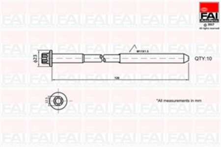 Bultsats, topplock, dacia,mercedes-benz,nissan,renault,suzuki, 11056-00Q0B, 11117-84A00, 7701473178, 7701477395