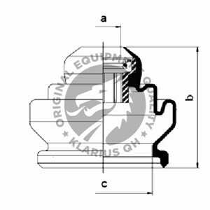 Dammskydd, drivaxel, på växellådssidan, framaxel höger, framaxel vänster, fiat,seat, 92 601 216, 92 601 217, HH1 415 3100