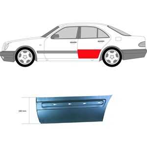 Dörr, Vänster bak, mercedes-benz e-klass [w210], e-klass t-model [s210]