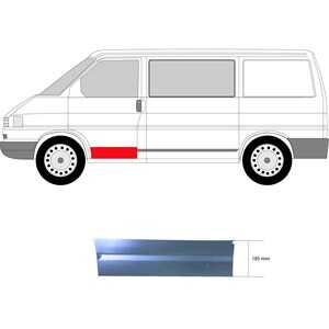 Dörr, Vänster fram, vw transporter buss iv, transporter flak/chassi iv, transporter skåp iv