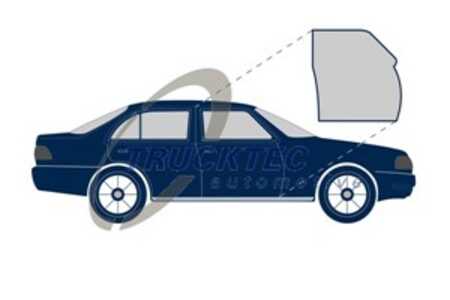 Dörrtätning, Höger fram, mercedes-benz s-klass [w116], 116 720 0478, A116 720 0478