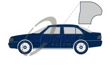 Dörrtätning, Vänster bak, mercedes-benz 190 [w201], 201 730 0178, 201 730 0778, A201 730 0178, A201 730 0778