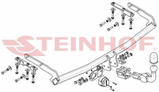 Dragkrok, Avtagbar Nissa Almera Tino (v10), nissan almera tino