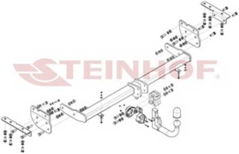 Dragkrok, Avtagbar Nissa Pathfinder Iv (r52), nissan pathfinder iv