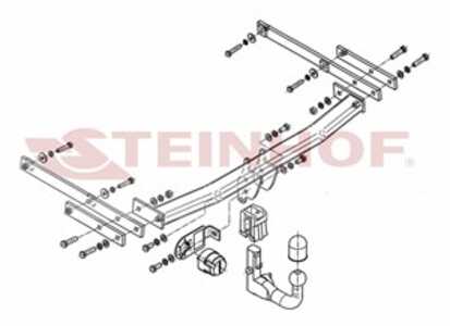 Dragkrok, Avtagbar Renau Latitude (l70_), renault latitude