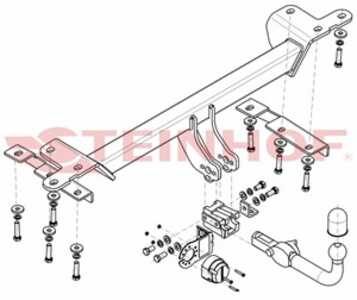 Dragkrok, Avtagbar Suzuk Grand Vitara Ii (jt, Te, Td), suzuki grand vitara ii