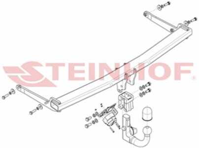 Dragkrok, Avtagbar, audi a3 limousine, q2