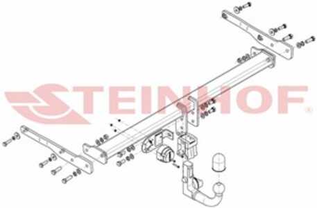 Dragkrok, Avtagbar Vw Touran (5t1), vw touran