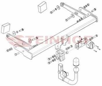 Dragkrok, Avtagbar, audi a4 allroad b9, a4 b9, a4 b9 avant