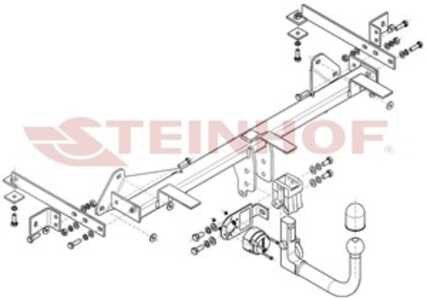 Dragkrok, Avtagbar Fiat 500l (351_, 352_), fiat 500l